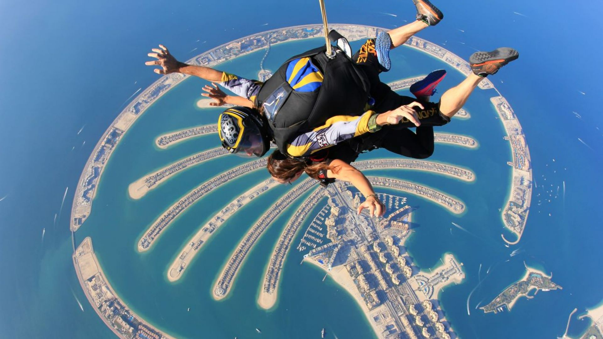 Skydive Dubai — Tandem Skydiving at The Palm Drop Zone